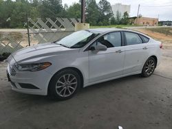 Salvage cars for sale at Gaston, SC auction: 2017 Ford Fusion SE