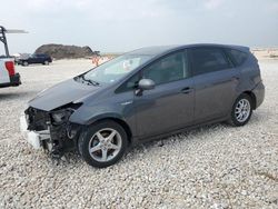 Salvage cars for sale at Temple, TX auction: 2014 Toyota Prius V