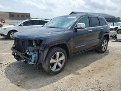 Salvage cars for sale at Kansas City, KS auction: 2014 Jeep Grand Cherokee Overland