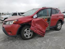 Salvage cars for sale at Sun Valley, CA auction: 2015 Toyota Rav4 LE