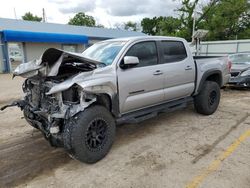 Salvage cars for sale at Wichita, KS auction: 2019 Toyota Tacoma Double Cab