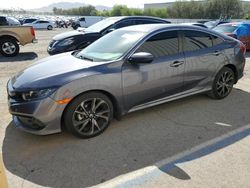 Salvage cars for sale at Las Vegas, NV auction: 2021 Honda Civic Sport