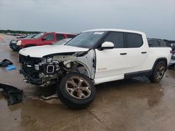 Salvage cars for sale at Grand Prairie, TX auction: 2022 Rivian R1T Adventure