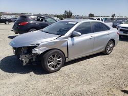 Salvage cars for sale at Antelope, CA auction: 2016 Toyota Camry LE