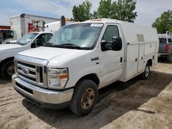 Salvage cars for sale from Copart Elgin, IL: 2011 Ford Econoline E350 Super Duty Cutaway Van