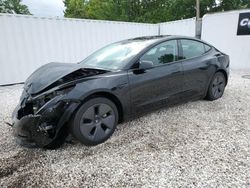 Salvage cars for sale from Copart Baltimore, MD: 2022 Tesla Model 3