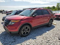 Ford Explorer Sport salvage cars for sale: 2015 Ford Explorer Sport