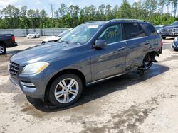 Salvage cars for sale at Harleyville, SC auction: 2013 Mercedes-Benz ML 350