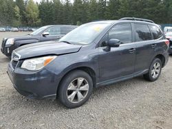 Salvage cars for sale from Copart Graham, WA: 2014 Subaru Forester 2.5I Touring