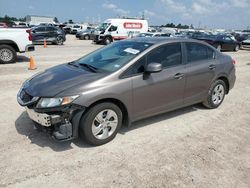 Honda salvage cars for sale: 2013 Honda Civic LX