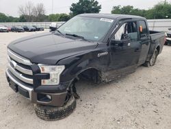 Salvage cars for sale from Copart San Antonio, TX: 2015 Ford F150 Supercrew