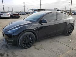 Salvage cars for sale at Los Angeles, CA auction: 2021 Tesla Model Y