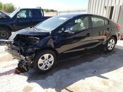 Salvage cars for sale at Franklin, WI auction: 2015 KIA Forte LX