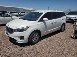 Salvage cars for sale from Copart Phoenix, AZ: 2017 KIA Sedona LX