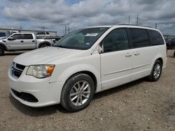 Salvage cars for sale from Copart Haslet, TX: 2013 Dodge Grand Caravan SXT