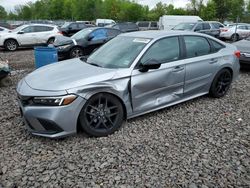 Salvage cars for sale from Copart Chalfont, PA: 2022 Honda Civic Sport