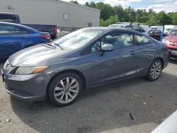 Salvage cars for sale at Exeter, RI auction: 2012 Honda Civic LX