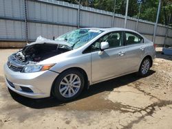 Salvage cars for sale at Austell, GA auction: 2012 Honda Civic EX
