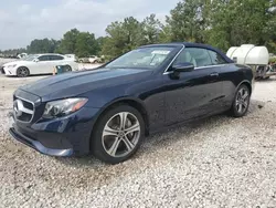 Salvage cars for sale at Houston, TX auction: 2018 Mercedes-Benz E 400 4matic