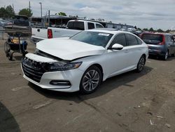 Honda salvage cars for sale: 2018 Honda Accord Touring Hybrid