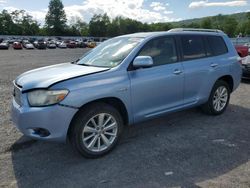 Salvage cars for sale from Copart Grantville, PA: 2009 Toyota Highlander Hybrid