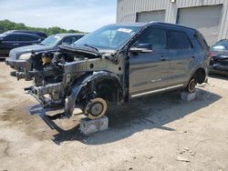 Salvage cars for sale at Memphis, TN auction: 2017 Ford Explorer XLT