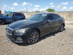 Salvage cars for sale from Copart Homestead, FL: 2017 Infiniti Q50 Premium