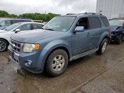 Vehiculos salvage en venta de Copart Windsor, NJ: 2010 Ford Escape Limited