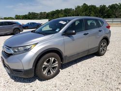 Salvage cars for sale from Copart New Braunfels, TX: 2017 Honda CR-V LX
