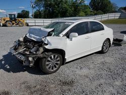 Salvage cars for sale at Gastonia, NC auction: 2009 Honda Civic EXL