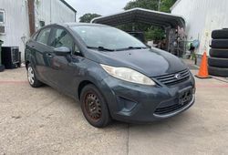 Salvage cars for sale at Grand Prairie, TX auction: 2011 Ford Fiesta S