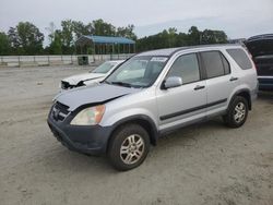 Salvage cars for sale from Copart Spartanburg, SC: 2004 Honda CR-V EX