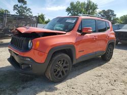 Jeep salvage cars for sale: 2017 Jeep Renegade Latitude