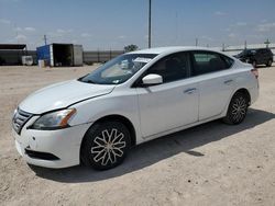 Salvage cars for sale at Andrews, TX auction: 2015 Nissan Sentra S
