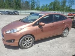 Salvage cars for sale from Copart Leroy, NY: 2017 Ford Fiesta SE