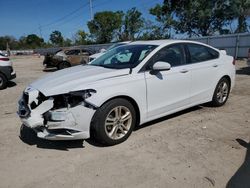 Salvage cars for sale at Riverview, FL auction: 2018 Ford Fusion SE