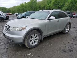 Salvage cars for sale from Copart Marlboro, NY: 2003 Infiniti FX35