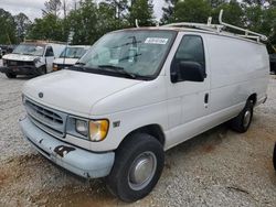Salvage cars for sale from Copart Loganville, GA: 2001 Ford Econoline E350 Super Duty Van