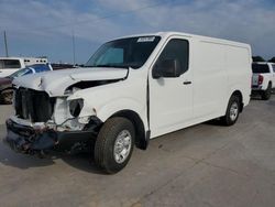 Salvage cars for sale from Copart Grand Prairie, TX: 2018 Nissan NV 1500 S