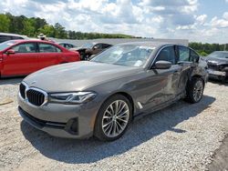 Salvage cars for sale from Copart Fairburn, GA: 2021 BMW 530 I