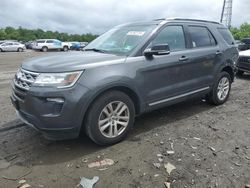Salvage cars for sale from Copart Windsor, NJ: 2018 Ford Explorer XLT