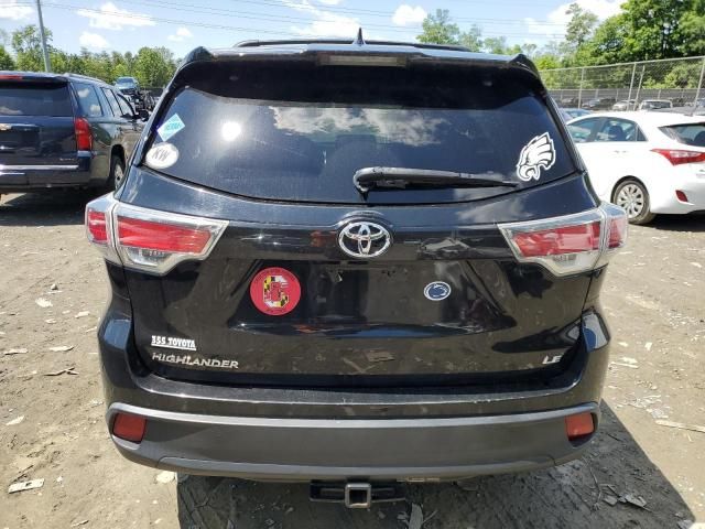 2015 Toyota Highlander LE