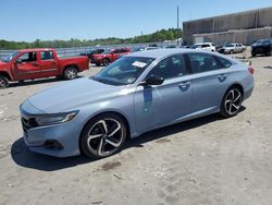 Salvage cars for sale at Fredericksburg, VA auction: 2022 Honda Accord Sport