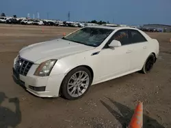 Salvage cars for sale at Houston, TX auction: 2013 Cadillac CTS Premium Collection