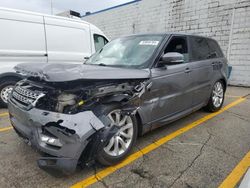 Salvage cars for sale from Copart Chicago Heights, IL: 2014 Land Rover Range Rover Sport SC