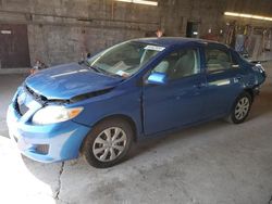 Salvage cars for sale from Copart Angola, NY: 2009 Toyota Corolla Base