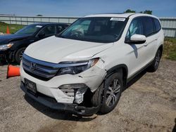 Salvage cars for sale at Mcfarland, WI auction: 2018 Honda Pilot EXL