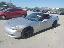 Salvage cars for sale at Orlando, FL auction: 2006 Chevrolet Corvette