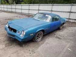 Salvage cars for sale at Savannah, GA auction: 1979 Chevrolet Camaro