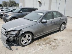 Salvage cars for sale at Apopka, FL auction: 2011 Mercedes-Benz C300